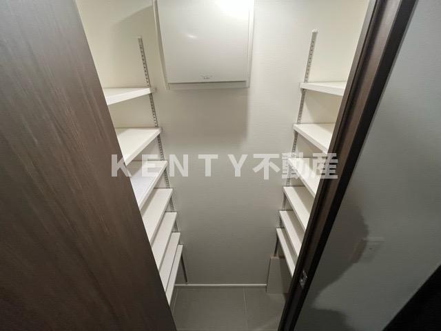 収納　大きなスペースがあり、収納には困りません