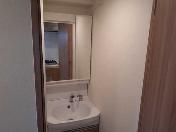 洗面設備　※別号室の写真です。