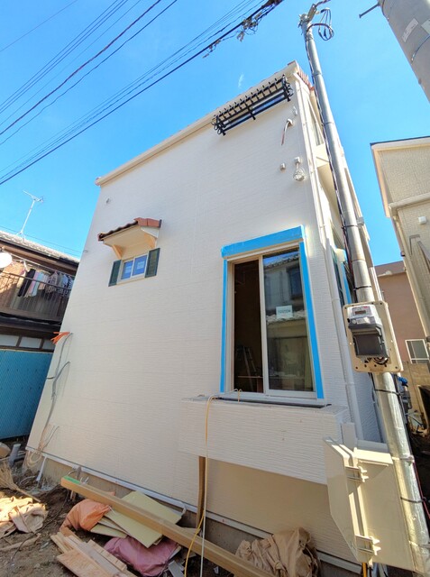 建物外観　※建築中写真