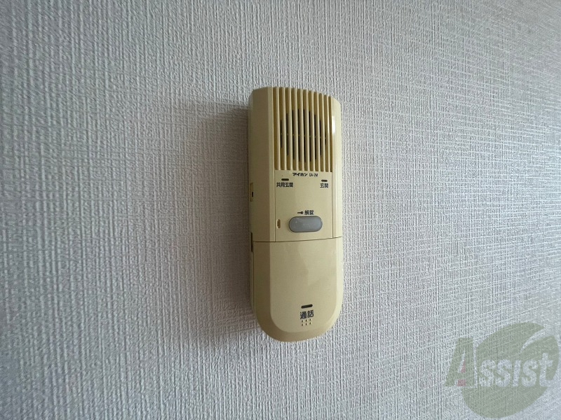 セキュリティ　インターホンで来客確認ができます。安心ですね。