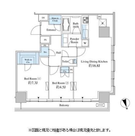 ベルファース芝浦タワーの間取り写真