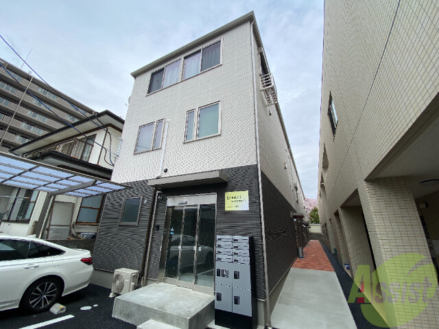 建物外観　宮城県仙台市宮城野区原町２丁目「アンソレイユ原町」