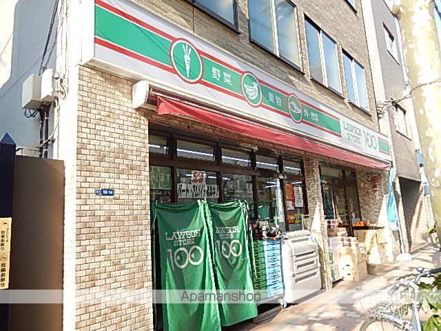 コンビニ　「ローソンストア１００」（コンビニ）まで34m