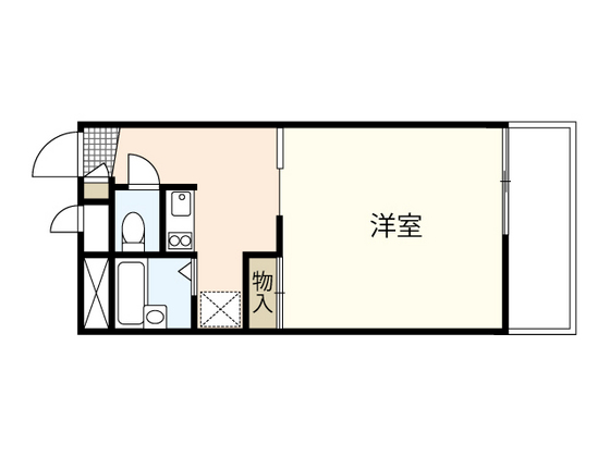 レオパレスGreenCourtの間取り写真