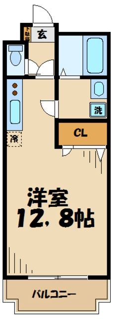 ＪＲ横浜線 淵野辺駅 徒歩15分 3階建 築24年の間取り写真