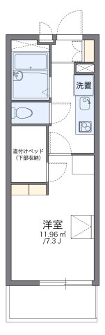 レオパレスやまももの間取り写真