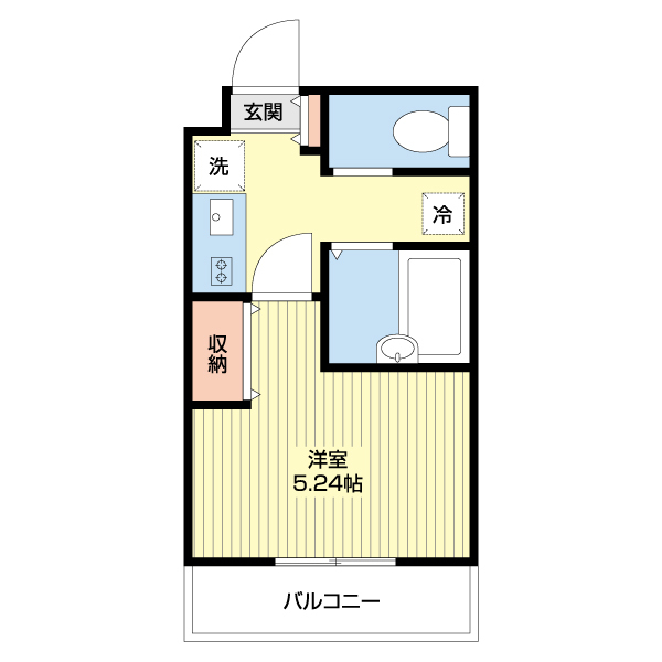 グレイス雷電の間取り写真