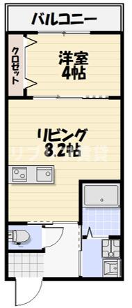 Lyk貝塚の間取り写真