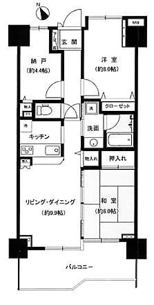 フォーシーズンズ・ガーデン熱海八方苑の間取り写真