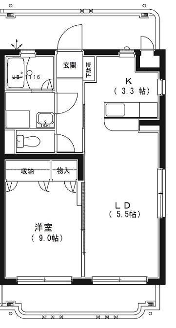 アンビシャスの間取り写真