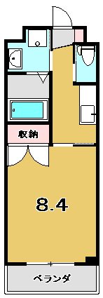 地下鉄烏丸線 北大路駅 徒歩26分 4階建 築13年の間取り写真