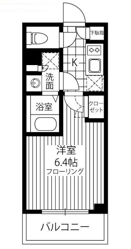 みなとみらい線 元町・中華街駅 徒歩7分 12階建 築3年の間取り写真