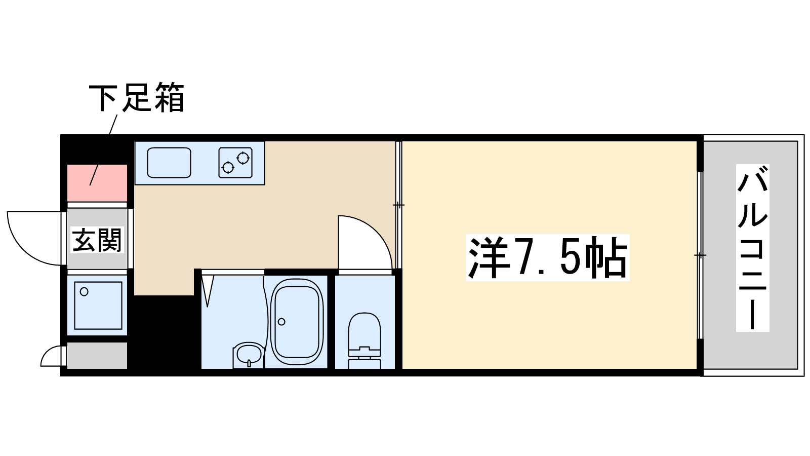 FIVE TWOの間取り写真
