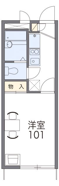 レオパレス錦の間取り写真