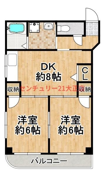 BELLE・DEMEUREの間取り写真