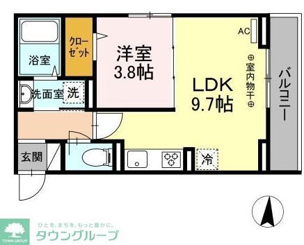 アビタシオン中央林間の間取り写真