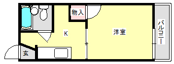 フォーブル安田の間取り