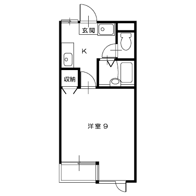 コーポドリームの間取り