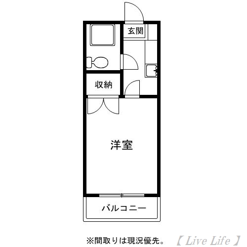 日高アパートの間取り