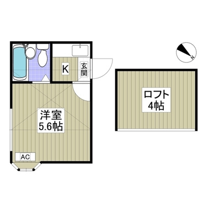 東京都豊島区高松１（アパート）の賃貸物件の間取り