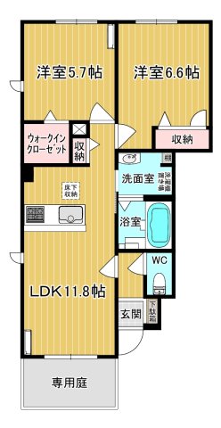 グリーンスクエアＩの間取り