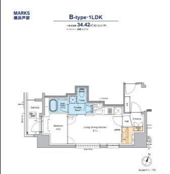 MARKS横浜戸部の間取り