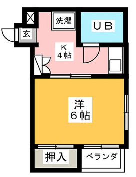 コーポサンバレーの間取り