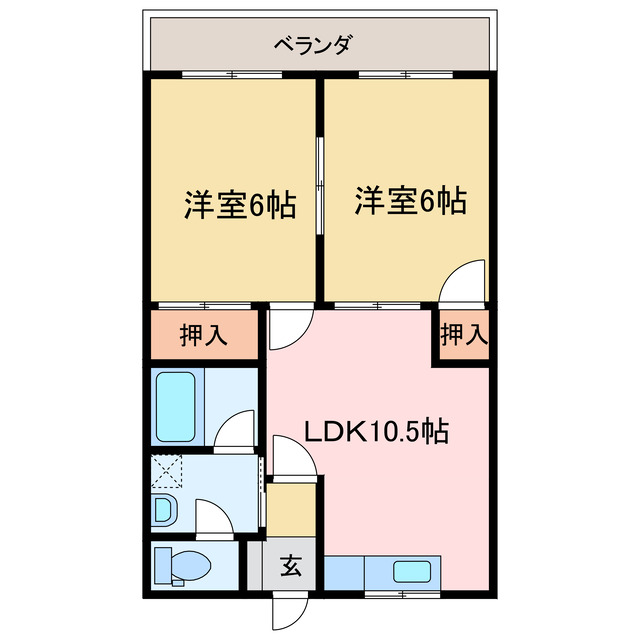 イーストコートの間取り