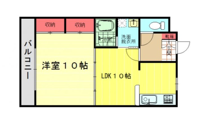 ドリームステージ西長住の間取り