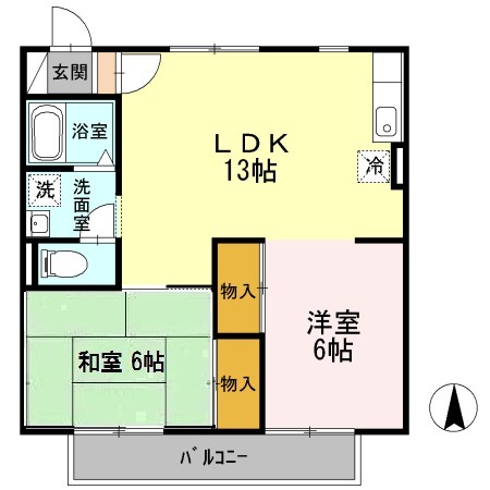 徳倉壱番館の間取り