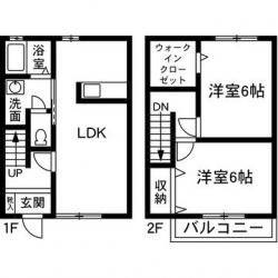 【カーサパティオの間取り】