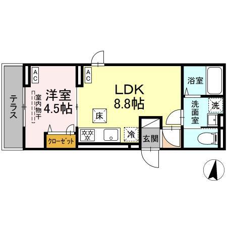 グラナーデ西瑞江IIの間取り