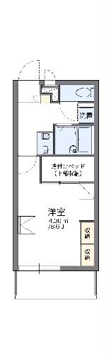 レオパレスＦｏｒｅｓｔ桂坂の間取り