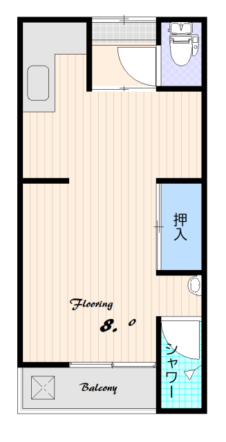 中田ビルの間取り