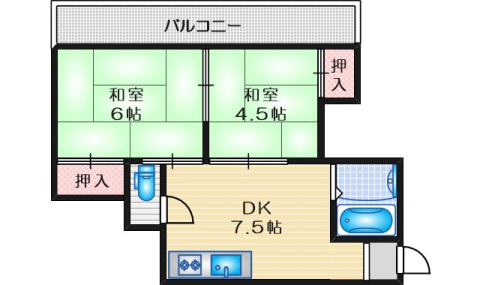 正雀プラザの間取り