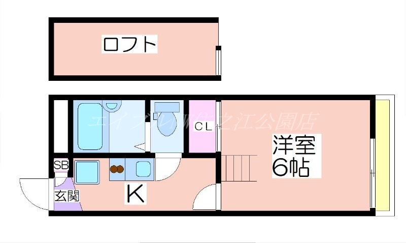 ネオメゾン安立の間取り