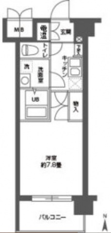 CASSIA高井田NorthCourtの間取り