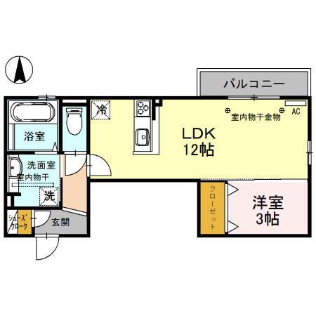 ヤードコートの間取り