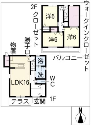 サンパーク鶴舞の間取り