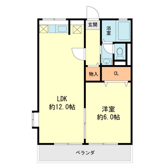 アーバンフラット山田の間取り