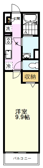 小平市小川東町のマンションの間取り