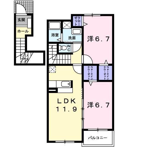 シャトーデミニョンの間取り