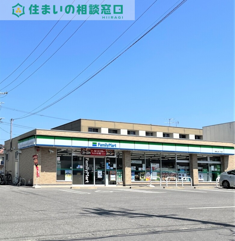 コンビニ　ファミリーマート岡崎上里二丁目店（コンビニ）まで518m