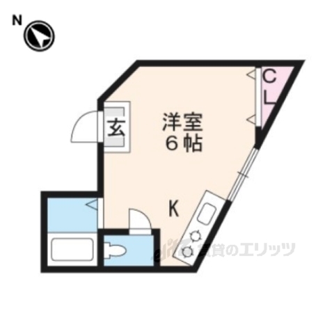 宇治市槇島町のマンションの間取り