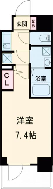 S-RESIDENCE千里丘の間取り