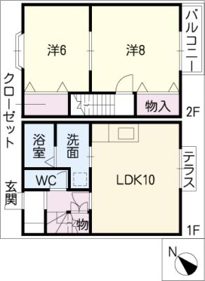 アイリス江南の間取り