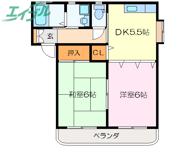 マンション和の間取り