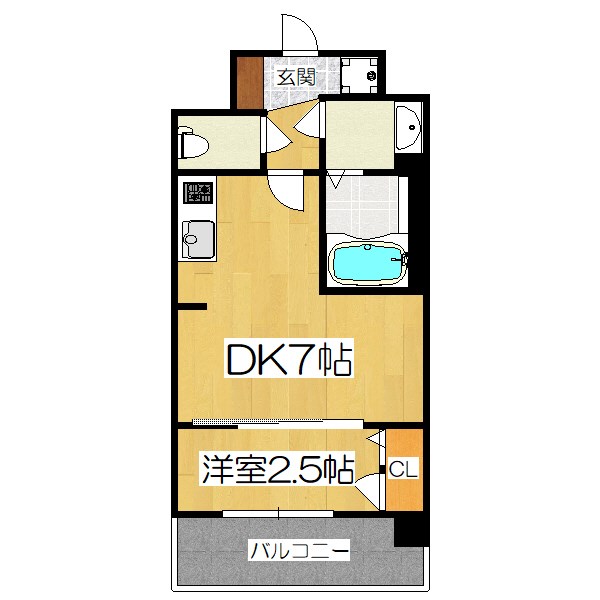 ソルテラス京都勧進橋PARK SIDEの間取り