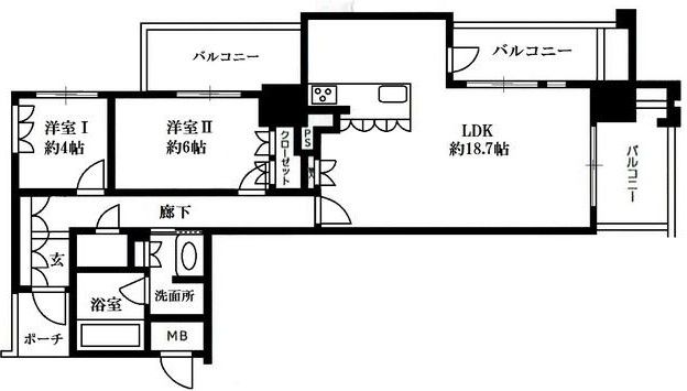 MJR赤坂タワーの間取り