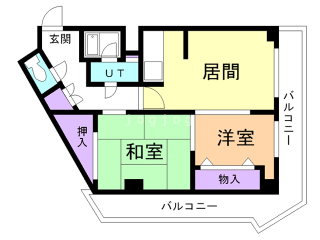 西岡サンマウンテンシャトーの間取り